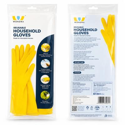WONDRA REUSABLE HOUSEHOLD  GLOVES - 1pair